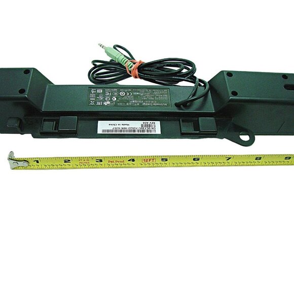 DELL Flat Panel Stereo LCD Computer Soundbar Speaker AX510P Black REV A06/A00 - Picture 5 of 10